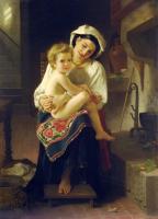 Bouguereau, William-Adolphe - Le Lever ( Up You Go)